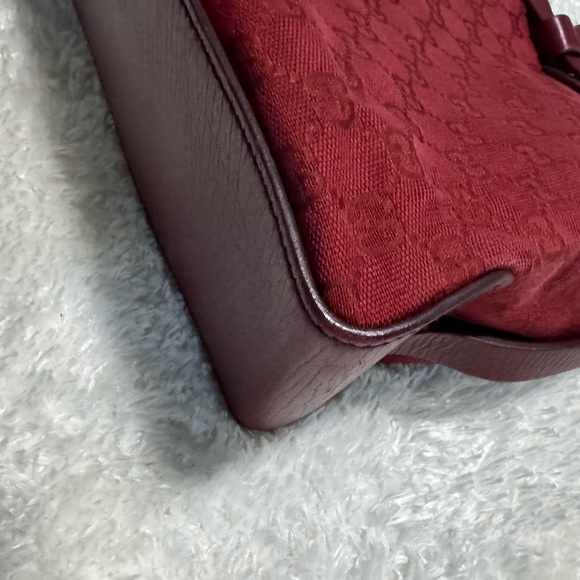 Gucci Belted leather/canvas medium Tote - Picture 7 of 14